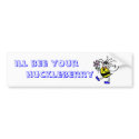 BEE MAN bumper stickers by trimnut BEE MAN bumper stickers