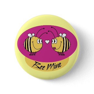 Bee Mine button