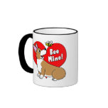 Bee Mine Corgi Valentine's Day Mug