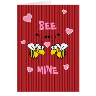 Bee Mine Greeting Card
