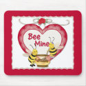 Bee Mine Honey mousepads