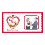 Bee Mine Honey Photo Card Template