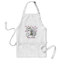 Bee Mine Old English Sheepdog Apron