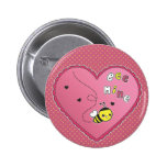Bee Mine Pinback Button