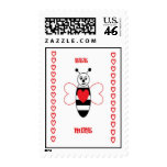 Bee Mine Postage Stamp