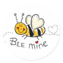 Bee mine stickers by Ricaso_Greetings Bee mine stickers