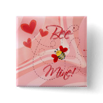 BEE MINE VALENTINE by SHARON SHARPE buttons