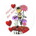 Bee mine valentine Sticker