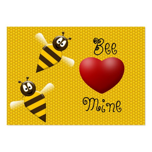 Bee Mine Valentine's Day Card Business Cards