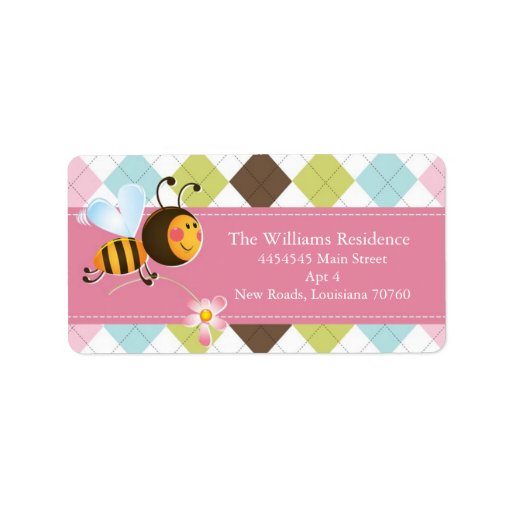 Bee Mine | Valentine's Day (Today's Best Award) Custom Address Label