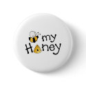 BEE MY HONEY buttons by teleteddy BEE MY HONEY buttons