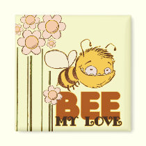 Bee My Love magnets