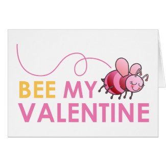 Bee My Valentine Card