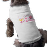 Bee My Valentine pet clothing