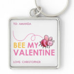 Bee My Valentine keychains