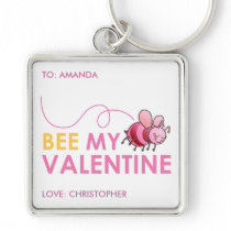 Bee My Valentine Key Chains