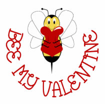 Bee My Valentine Ornament photo sculptures