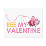 Bee My Valentine postcards