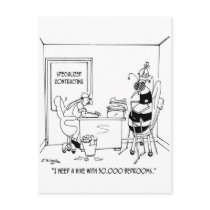 Bee Needs 50,000 Bedrooms Post Card