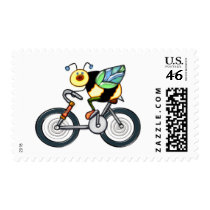Bee on a Bike postage by ElainePlesser Bee on a Bike postage