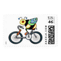 Bee on a Bike postage by EHPlesser Bee on a Bike postage