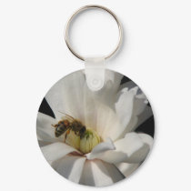 Bee on a Magnolia Centennial 3 keychains