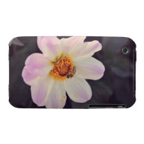 Bee on a purple flower case-mate iphone 3 cases