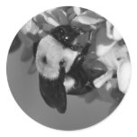Bee on a Redbud stickers