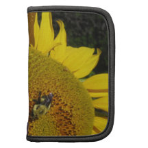Bee on a Sunflower Folio Planners