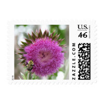 Bee on a Thistle postage