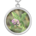 Bee on Clover Necklace necklaces