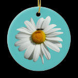 Bee on Daisy Ornament