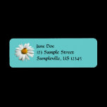 Bee on Daisy Return Address Label