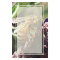 Bee on Flower Blank Stationery