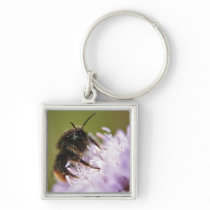 Bee on flower Keychain keychains