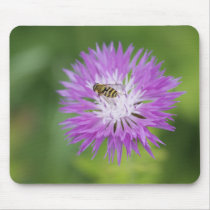 Bee On Flower Mousepad by miketv Bee On Flower Mousepad