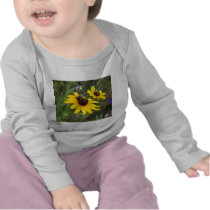 bee on flower t-shirts