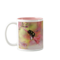 Bee on Wildflower mugs