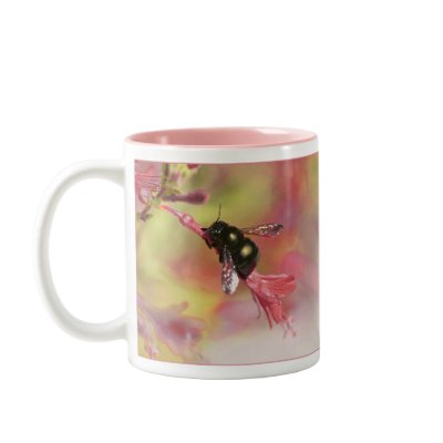 Bee on Wildflower Mug by Daru_Stevens
