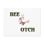 Bee-otch copy postcards