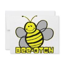 Bee-Otch Custom Invites
