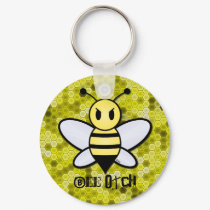 Bee Otch Key chain keychains