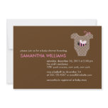 Bee Outfit Girl Baby Shower Invitations