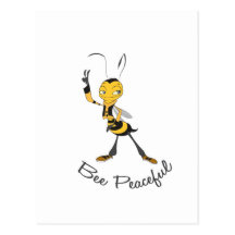 Bee Peaceful Postcard