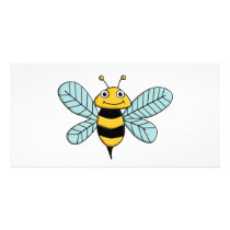 bee photo card