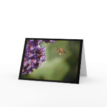 Bee Pollen Flower Note Card
