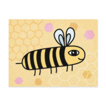 Bee postcard postcards