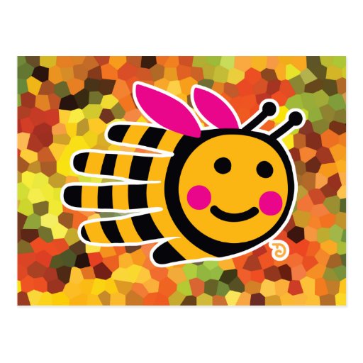 Bee postcard