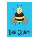 Bee Quiet Whimsical Poster Kerra Lindsey posters