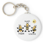 Bee Relax - Breath - Unwind Key Chain